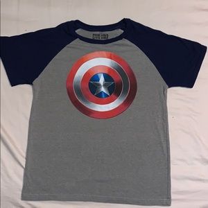 Captain America Shirt Boys Large